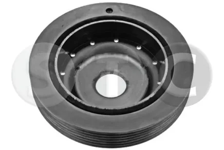Шкив коленвала (без шпонки) renault k4m-k4j 133mm 6pk STC T404465