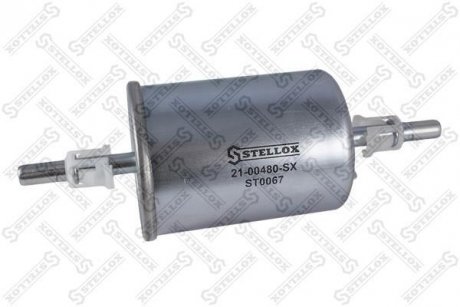 Фільтр паливний Chevrolet Lacetti/Daewoo Matiz (під кліпсу) (+ клема) STELLOX 21-00480-SX