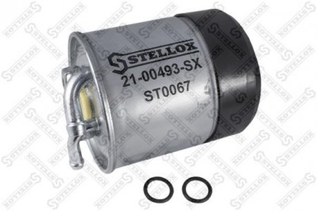 Фільтр паливний MB M-Class (W164)/Sprinter 2.2-3.0CDI (+отв. датчика води) STELLOX 21-00493-SX (фото 1)