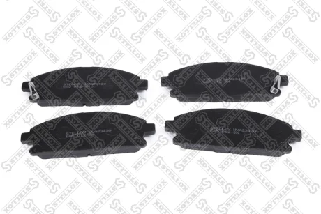 Колодки тормозные передние (диск) STELLOX 685012SX