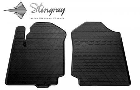 Резиновые коврики 2 шт (, резина) Ford Ranger 2011-2022 гг. Stingray 1007192