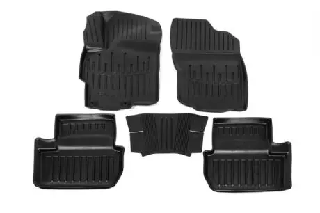 Килимки в салон MITSUBISHI Lancer X (2007-2015) поліуретан 3D комплект 5 шт. Stingray 5013065