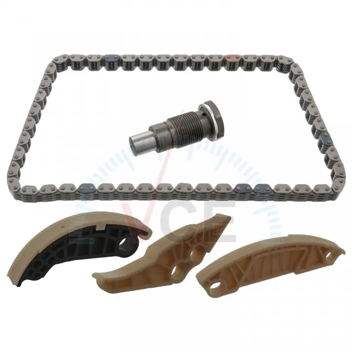 Комплект ГРМ (ланцюг + елементи) AUDI A1, A3, A4 ALLROAD B9, A4 B9, A5, A6 C8, A7, Q3, Q5, Q7, TT, CUPRA ATECA, SEAT ALHAMBRA, LEON, LEON SC, LEON ST, LEON/HATCHBACK 1.8/2.0/2.0H 06.08- SWAG 22105797 (фото 1)
