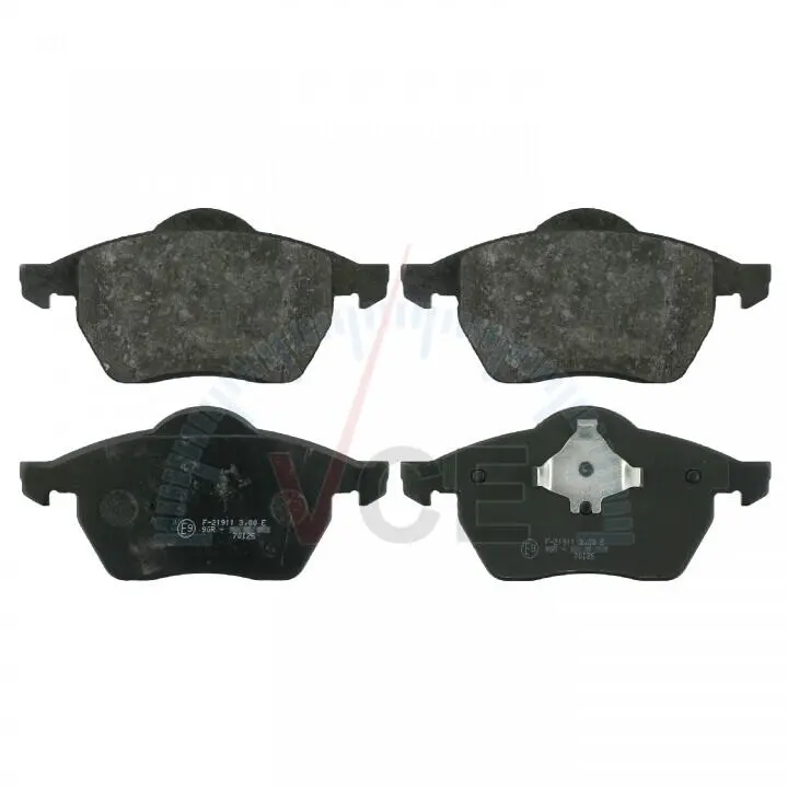 Тормозные колодки, дисковый тормоз (набор) SWAG 30916280 (фото 1)