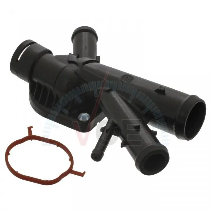 Фланец системы охлаждения vw caddy/golf/passat 05- SWAG 30945889 (фото 1)