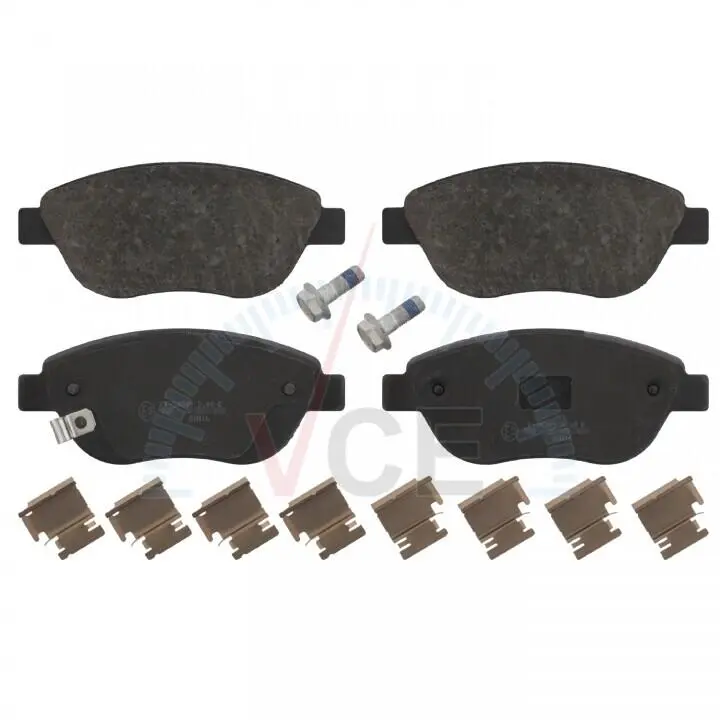 Фото 1 - Гальмівні колодки, дискове гальмо (набір) SWAG 40916630 Гальмівні колодки, дискове гальмо (набір) SWAG 40916630 (фото 1)