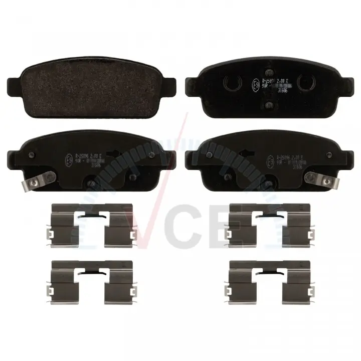 Тормозные колодки, дисковый тормоз SWAG 40916894 (фото 1)