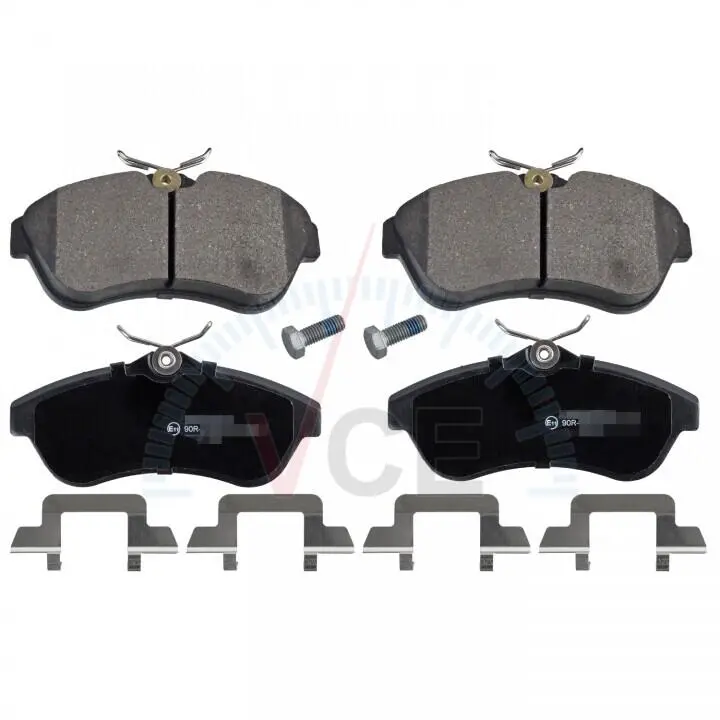 Тормозные колодки, дисковый тормоз (набор) SWAG 64916591 (фото 1)