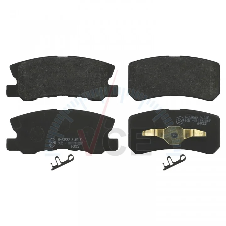 Тормозные колодки, дисковый тормоз (набор) SWAG 80916583 (фото 1)