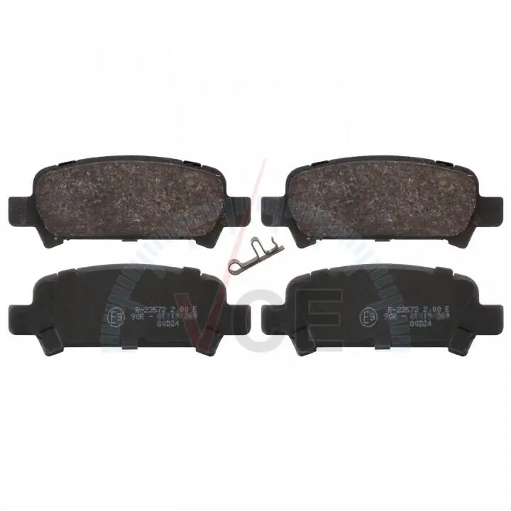 Тормозные колодки, дисковый тормоз (набор) SWAG 87916659 (фото 1)