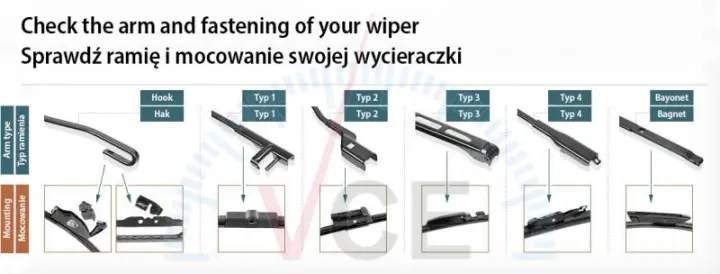 Щітка склоочисника гібридна передня зі спойлером (1шт) 350мм HONDA JAZZ III, HYUNDAI GRANDE SANTA FÉ, I30, SANTA FÉ III, KIA CEED, PRO CEED, NISSAN MICRA V, SUZUKI S-CROSS, SWACE 07. SWF 116172 (фото 1)