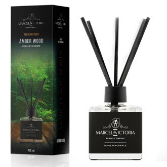 Ароматизатор для дома офиса "Reed diffuser" 100ml Amber Wood Tasotti 098556