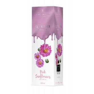 Ароматизатор для дома-офиса "Car&Home" QUEENS White 100ml Pink Sunflower Tasotti 100251