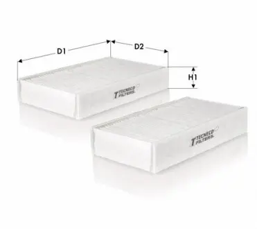 Фильтр салона alfa romeo 147 01-10/156 97-06/gt 03-10 Tecneco CK9405-2
