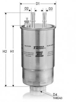 Фильтр топливный alfa 159 1.9/2.4jtd fiat bravo/stilo/doblo 1.3jtd, 1.9jtd Tecneco GS24/01