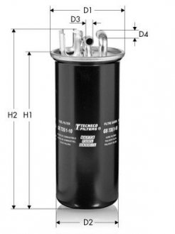 Фільтр паливний audi a6 2.7-3.0tdi 04-11 Tecneco GS7351