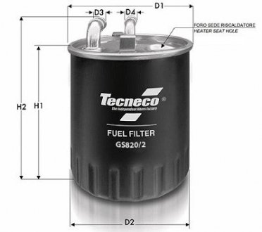 Фильтр топливный Tecneco GS820/2