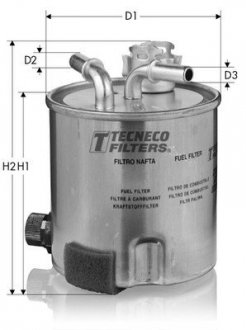 Фильтр топливный Tecneco GS920/6