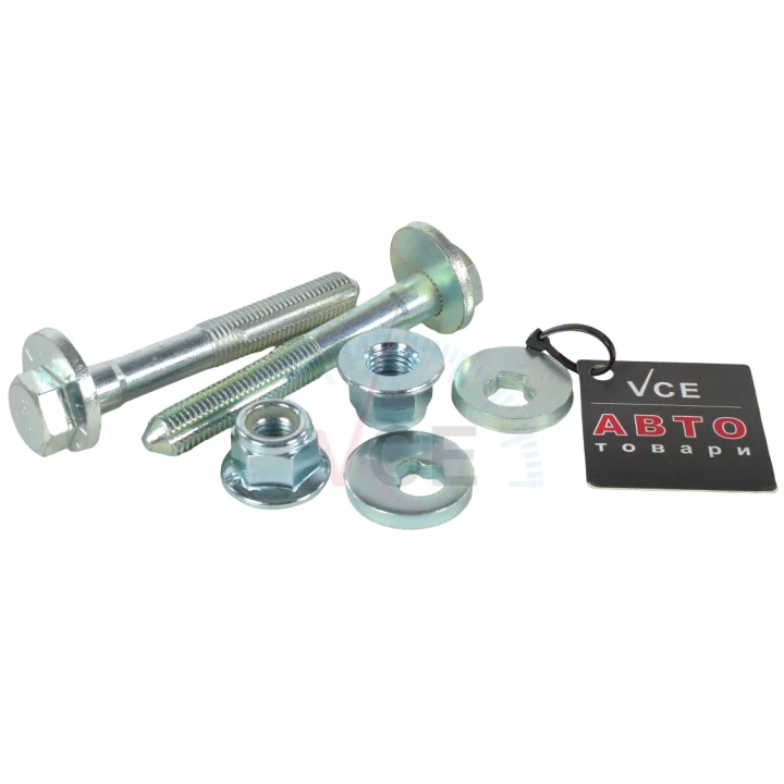 Фото 1 - Комплект болтів з шестигранною головкою з чорного металу в наборі з гайками TED-GUM TED14253 Комплект болтів з шестигранною головкою з чорного металу в наборі з гайками TED-GUM TED14253 (фото 1)