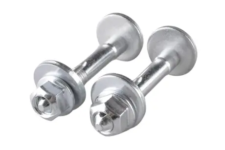 Набор болтов с шестигранной головкой из черного металла в наборе с гайками. TED-GUM TED80729