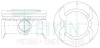 Поршни стандарт 1.6l chevrolet cruze, aveo t300, trax/tracker, opel z16xer TEIKIN 30119STD (фото 1)