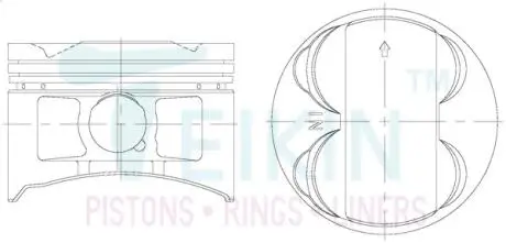 Поршни ремонт honda prelude h22a4 TEIKIN 38157050