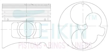 Поршень TEIKIN 39159050