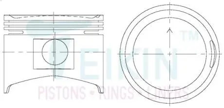 Поршни ремонт mazda e5 TEIKIN 42132050