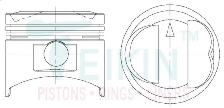 Поршень TEIKIN 43207100