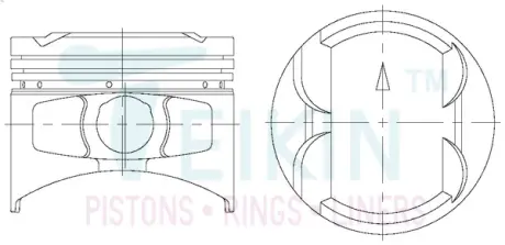 Поршень TEIKIN 43250050