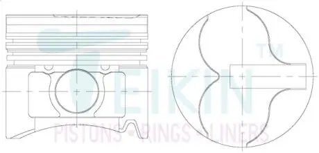 Поршни TEIKIN 44295STD