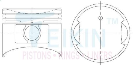 Поршни ремонт nissan e13 TEIKIN 44611050