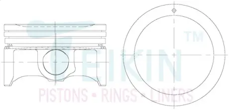 Поршень TEIKIN 45145050