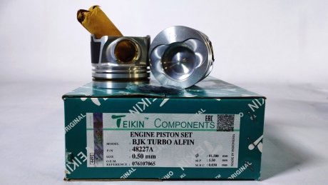Поршень с пальцем (к-кт на двигатель) bjk turbo alfin, TEIKIN 48227A-050 (фото 1)