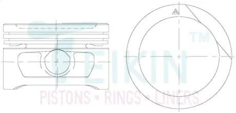 Поршень daewoo nexia 1.5 TEIKIN 49101025