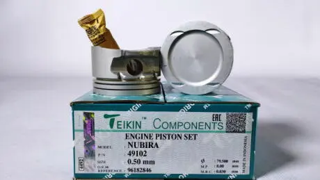 Поршни с пальцем (к-кт на мотор) gm dohc 1.6l nubira a16dm/a16mf TEIKIN 49102-050