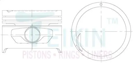 Поршень TEIKIN 51104075