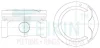 Поршень двс 0.5 (4шт.+пальцы) hyundai (g4ed attitude) accent (06-), getz (02-) 1.4 mpi dohc TEIKIN 51128-050 (фото 1)