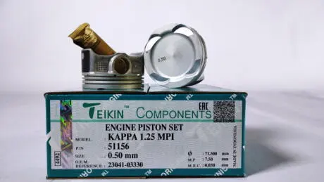 Поршень з пальцем (к-кт двигун) kappa 1.25 mpi, TEIKIN 51156-050