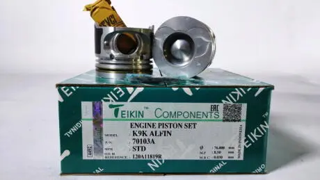 Поршни с пальцем (к-кт на мотор) 1,5dci k9k renault logan, kangoo, megane/nissan, TEIKIN 70103A-STD