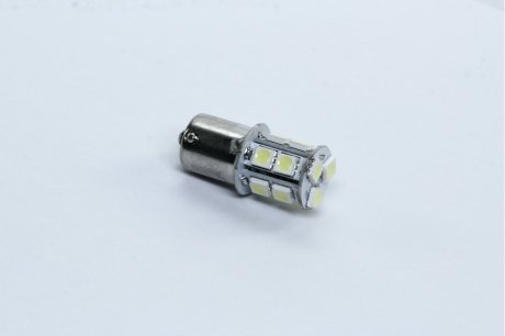 Лампа led указателей поворотов и стоп-сигналов (12smd) ba15s 12v white <> TEMPEST Tmp-01S25-12V (фото 1)