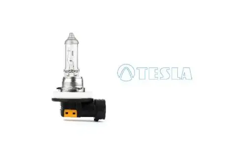 Автолампа більше light +50% h8 pgj19-1 35 w прозора TESLA B30801