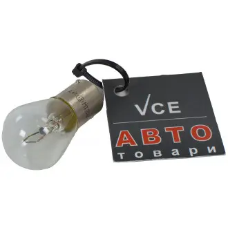 Автолампа standard p21w ba15s 21 w прозрачна TESLA B52101