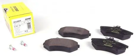 Комплект тормозных колодок, дисковый тормоз TEXTAR 2016804