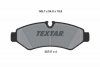 Комплект тормозных колодок, дисковый тормоз TEXTAR 2074701 (фото 2)