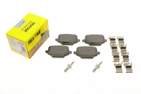 Комплект тормозных колодок, дисковый тормоз TEXTAR 2076401