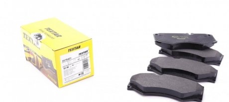 Комплект тормозных колодок, дисковый тормоз TEXTAR 2078401 (фото 1)