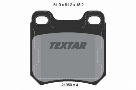 Гальмівні колодки TEXTAR 2105002 (фото 1)
