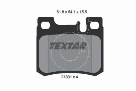 Тормозные колодки TEXTAR 2130103 (фото 1)