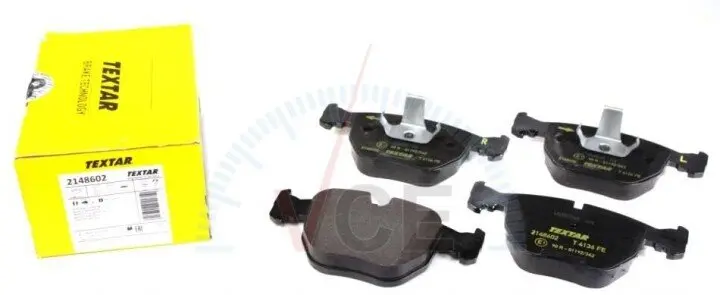 Фото 1 - Комплект тормозных колодок, дисковый тормоз TEXTAR 2148602 Комплект тормозных колодок, дисковый тормоз TEXTAR 2148602 (фото 1)